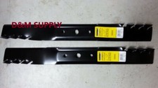 Set of 2 mulching mower blades to Fit John Deere 42"  GX20249 Fits L100 & 100 