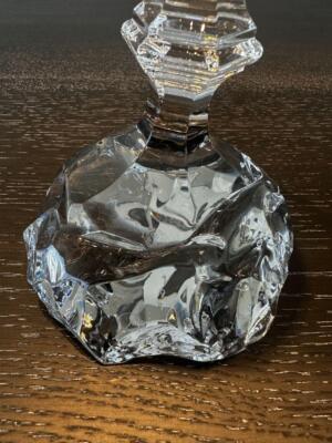 Baccarat crystal glass Rare Harcourt Dark Side Hell Paperweight