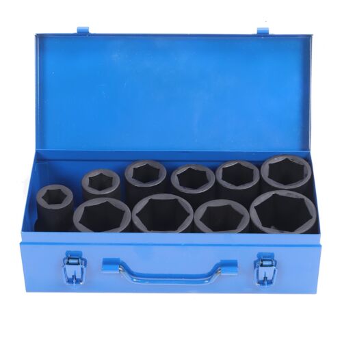 6 Point Axle Hub Nut DEEP IMPACT Socket Set 1"Dr Thin Wall Drive Shaft Socket UK - Picture 7 of 12