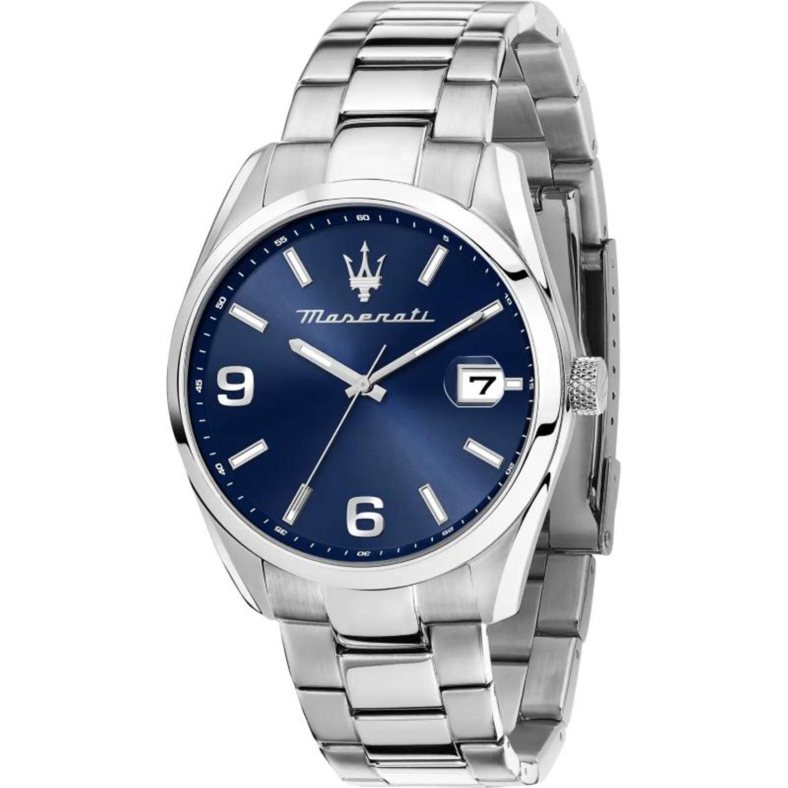 Orologio Uomo Solo Tempo MASERATI R8853151013 Cinturino in Acciaio con Data
