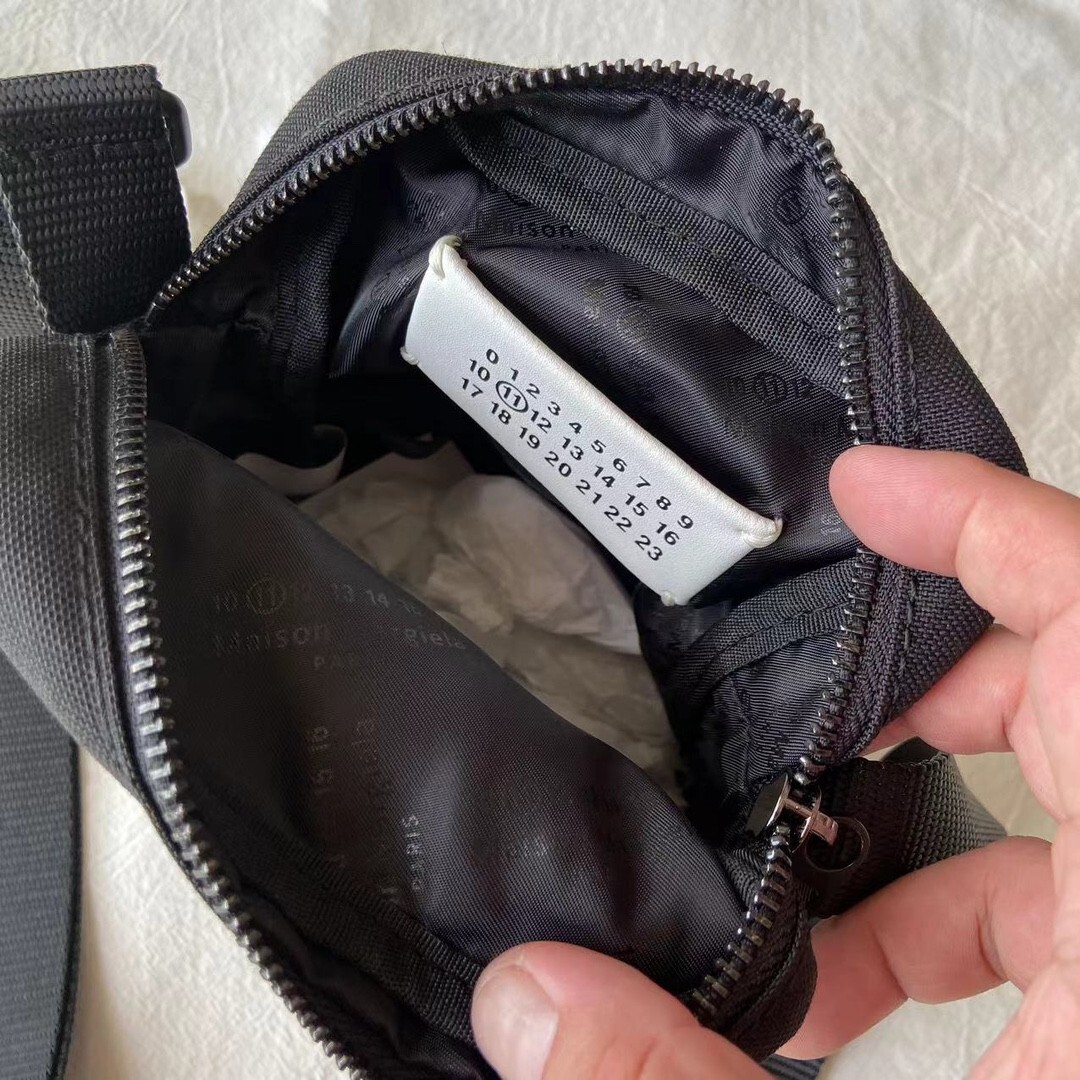 Maison Margiela MM6 Four Stitch Black Logo Crossbody Bag Maison Margiela MM6 Four Stitch Black Logo Crossbody Bag