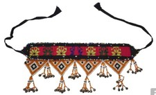 Afghan Dangle Head Dress Band Head Piece Or Choker Necklace Belly Dance Costume