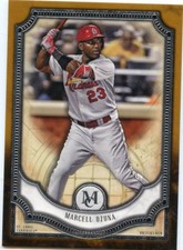 MARCELL OZUNA 2018 Topps Museum Collection Copper Parallel Base Card # 90