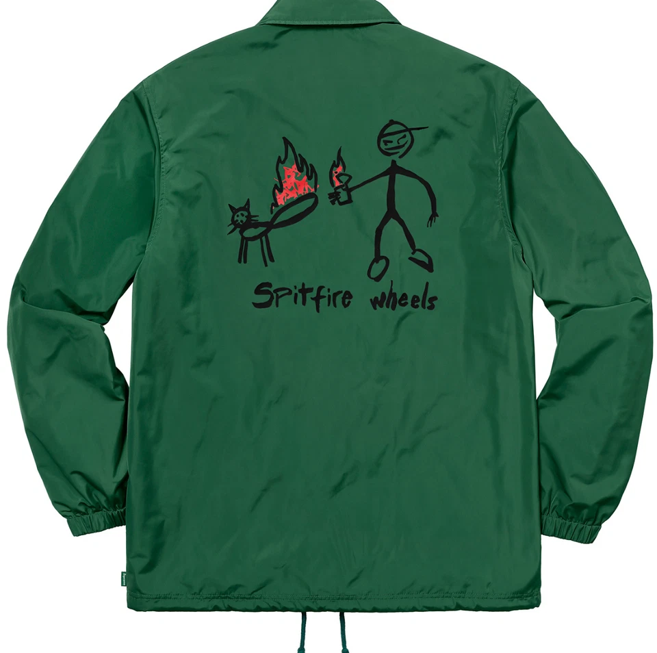 NEW SUPREME®/SPITFIRE® COACHES JACKET OLIVE M - Image 2 of 3