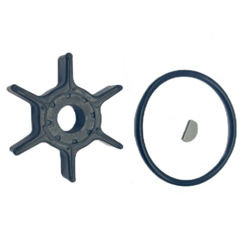 Yamaha Impeller & Key for 4 Stroke 6 8 9.9 HP Outboard Water Pump 68T-44352-00 - Picture 2 of 4
