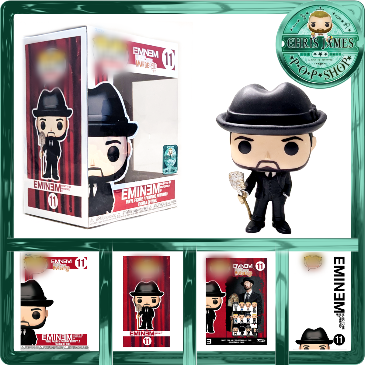 Eminem | Funko Pop | Figure | Hand-Painted | CJPS | 8 Mile Eminem | Funko Pop | Figure | Hand-Painted | CJPS | 8 Mile