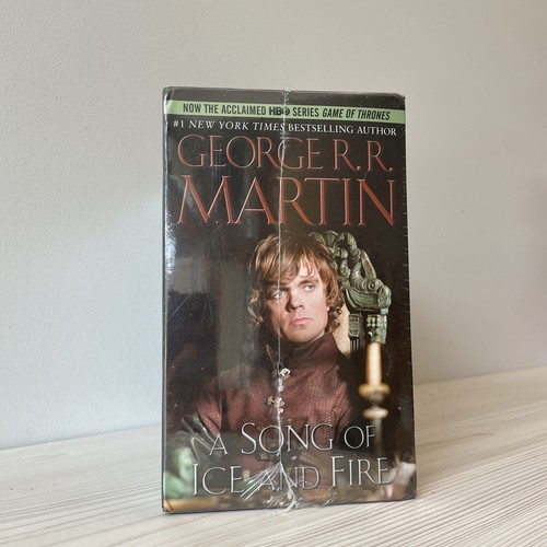 NEW SEALED George R. R. Martin A Song Of Ice And Fire 5 Book Set Game Of Thrones - Picture 4 of 7