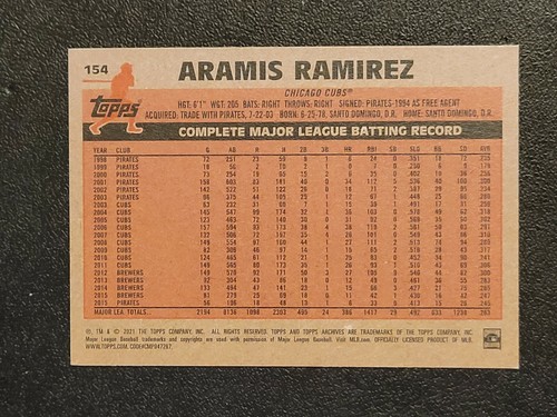 2021 Topps Archives Baseball Cards "Base" - You Pick, Complete Your Set - Picture 217 of 409