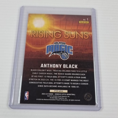 Anthony Black Rookie Cards 2023-2024 Lot Of 10 RC Panini Prizm Splash Emergent - Picture 8 of 21