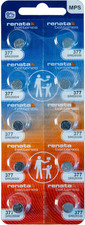 377 SR626SW Batteries - 1.55V Silver Oxide 377 Watch Battery 10 Count