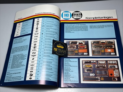 Spur H0 DDR PIKO Großer Katalog 1985 TOP Erhalten Loks Wagen Zubehör Viel Bilder - Bild 3 von 12