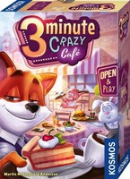 Thames & Kosmos - 3 Minute Crazy Cafe - Open & Play, Fun Card Game, Fun Dice Gam