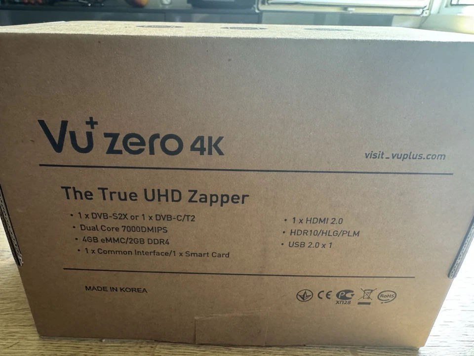 VU+ Zero 4K 1x DVB-C/T2 Tuner Linux Receiver UHD 2160p Kabelreceiver UHD Zero - Bild 3 von 3