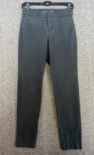 Old Navy High Rise Pixie Ankle Pants Size 2 Black Secret Smooth Pockets