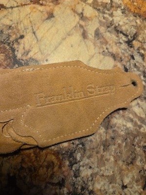 Franklin Guitar Suede Strap, Quitar Strap, Band, Concert