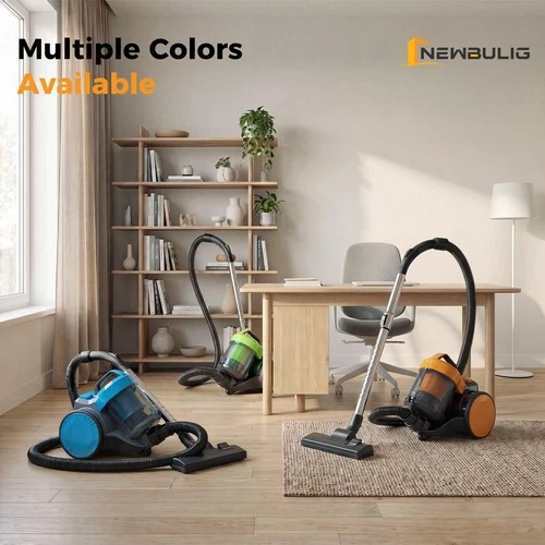 Powerful Bagless Canister Vacuum Cleaner, 1000W, 16Kpa Suction, Large 1.8L Dust