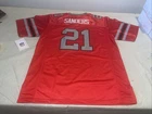 Nwt Adult Large 1989 Deion Sanders Atlanta Falcons Red Jersey MITCHELL NESS Sewn