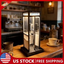 Retro 2026New Retro Telephone Booth LED Night...