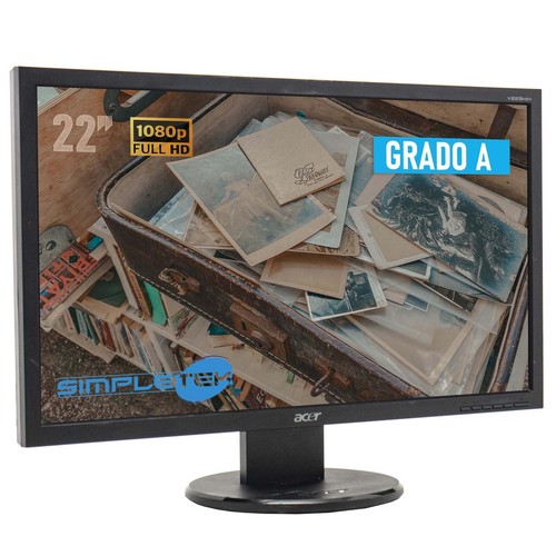 Acer V223hqvb Screen Monitor Display LCD 22" VGA PC Computer Refurbished - 第 2/6 張圖片