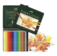 Faber Castell - Tin of 24 Polychromos Artists' Pencils