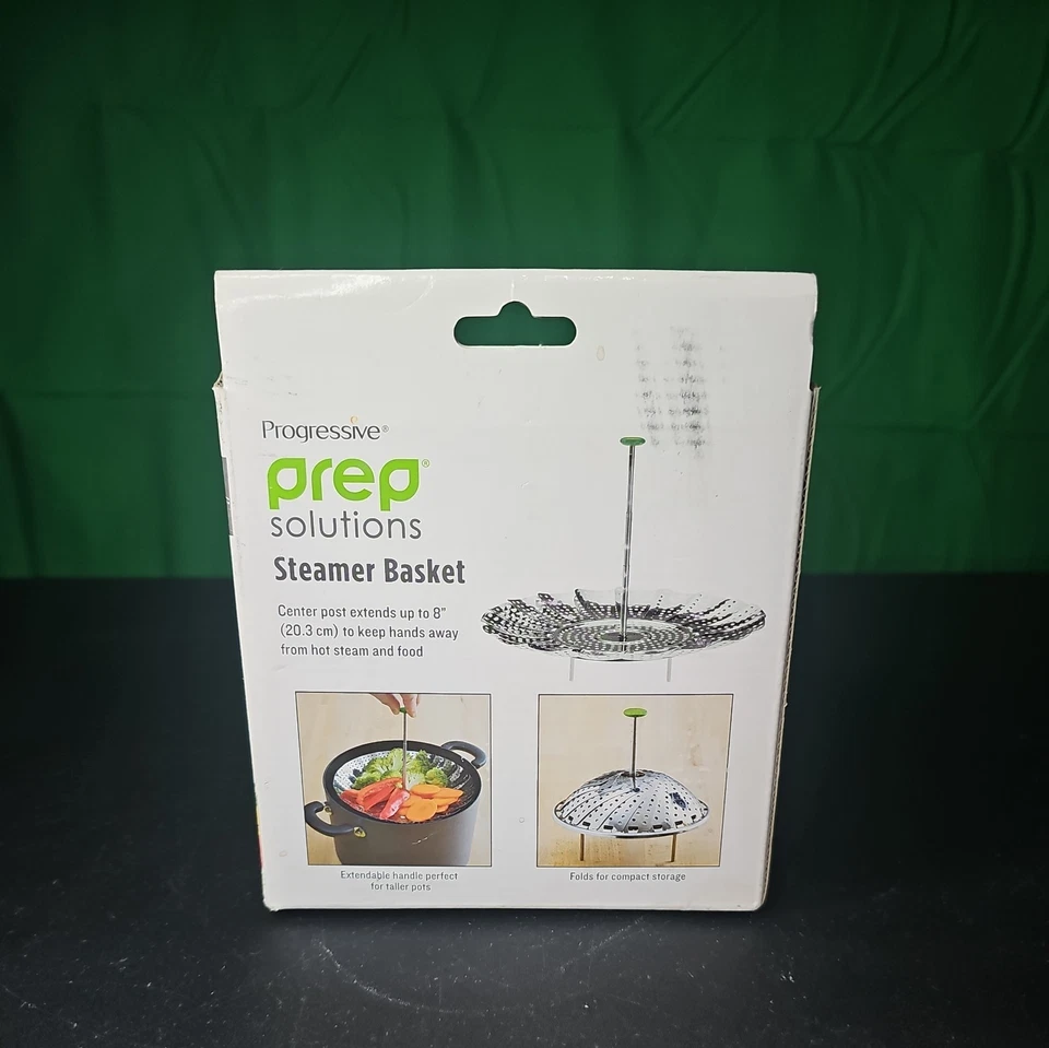 Cesta vaporera Progressive International Prep Solutions, 9", acero inoxidable. B Foto 2 de 2
