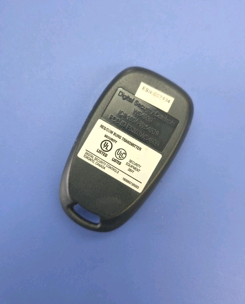 Aftermarket Digital Security Controls Remote Control Key FOB ...