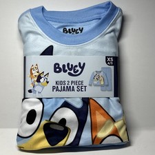 Disney Bluey Kids Long Sleeve Top and Pants Pajama Set, 2-Piece, Size XS 4/5