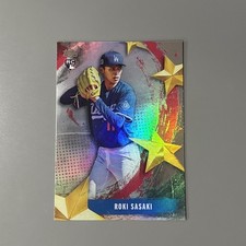 Roki Sasaki 2025 Topps Series 2 Stars Of MLB Rookie RC Card #SMLB-53