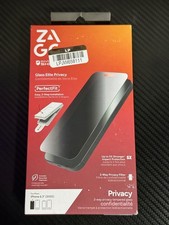 ZAGG InvisibleShield Glass Elite Privacy Screen Protector for Apple iPhone 17