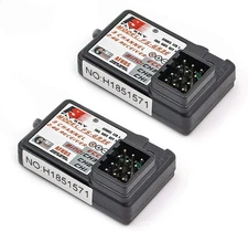 2PCS Flysky FS-GR3E Receiver, AFHDS 2.4Ghz 3 Channel Receiver Compatible with Fl