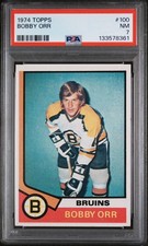 1974/75 Topps BOBBY ORR  #100 PSA 7 Near Mint 🔥 VINTAGE HOCKEY 🔥