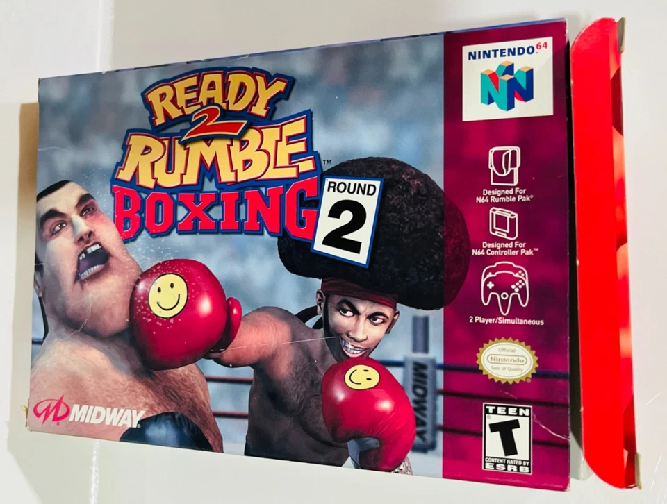 N64 Ready 2 Rumble Boxing Round 2 Nintendo 64 Cartridge/Box/Reg - Image 3 of 4