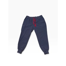 FIGS Zamora Jogger Scrub Pants Charcoal Gray Red Drawstring XXL 1000208