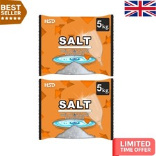 HSD Dishwasher Salt 5kg - 99% Pure Granules for Limescale Removal & Softening 5.60 per kilo