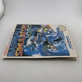 Baseball Simulator 1.000 - Case Only - Nintendo Nes - Authentic Slip Art No Game