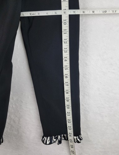 Zebra Tank Knit Jacket Set Sz 16 Black White Office Career Evening Wear Holiday - Picture 12 of 14