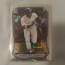 Juan Sanchez 2026 Bowman Chrome 1st Bowman Lazer Prizm  #BCP-25 BLUE JAYS