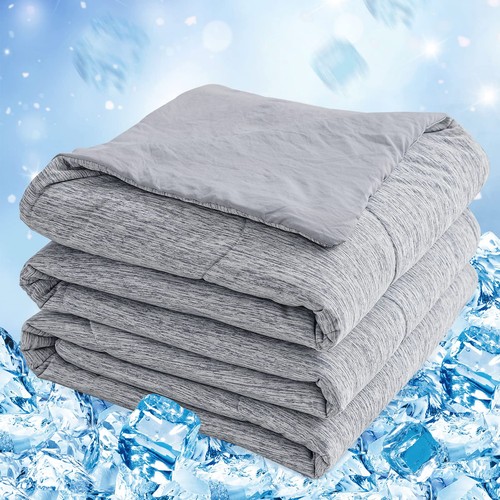 Cooling Comforter Queen Size, Cooling Blanket with Q-Max 0.45 Arc-Chill Cooli...