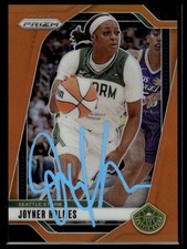2024 Panini Prizm WNBA #9 Joyner Holmes Orange Prizms Signed Card Auto IP