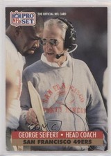 1991 Pro Set Mobil FACT George Seifert #297 0q3
