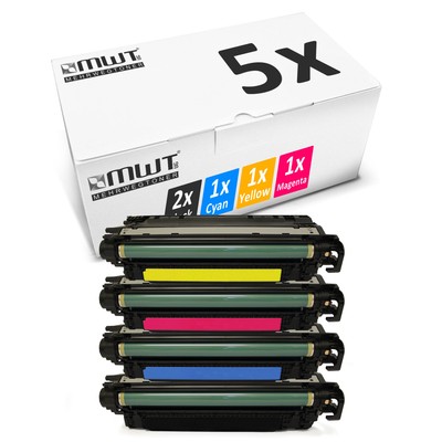 5x MWT Patrone für HP LaserJet Enterprise color flow MFP M-575-c 500 M-551-dn