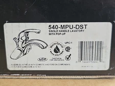 Delta Single Handle Bathroom Faucet - Chrome - 540-MPU-DST