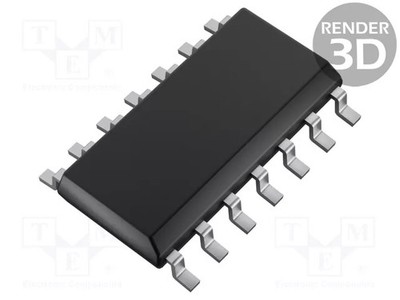 IC: digital 3÷18VDC SMD Ch: 4 -55÷125°C IN: 2 NAND SOP14 CD4000
