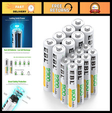 16 Sets Rechargeable AA AAA Batteries Combo - 8 AA 2300mAh & 8 AAA 800mAh 2.31 per gallon