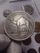 DE MEXICO 1951 CASA MONEDA. UNA ONZA TROY 41.9X2.9 MM. OLD NOVELTY-SOUVENIR COIN