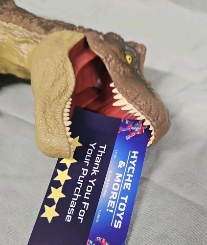 Jurassic World Stomp 'N Escape Tyrannosaurus Rex Dinosaur Opened In Working Cond - Picture 8 of 8