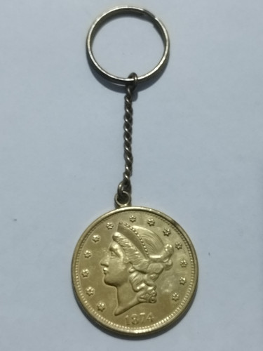 1874 PIAGET HORLOGERS JOAILLIERS GENEVA SWITZERLAND gold plated Keychain - Picture 5 of 11