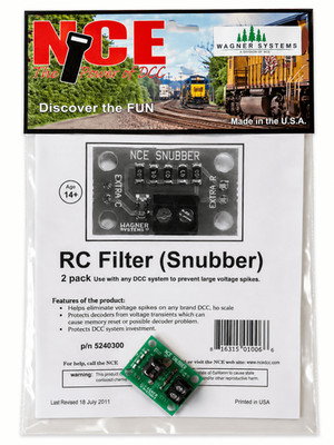 NCE 524-305 RC Filter (Snubber)   2 Pack