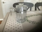 Vintage Pyrex Flame ware Glass Coffee Percolator 6 Cup Tall Style