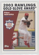2004 Topps Rawlings Gold Glove Award Edgar Renteria #710 0xr2